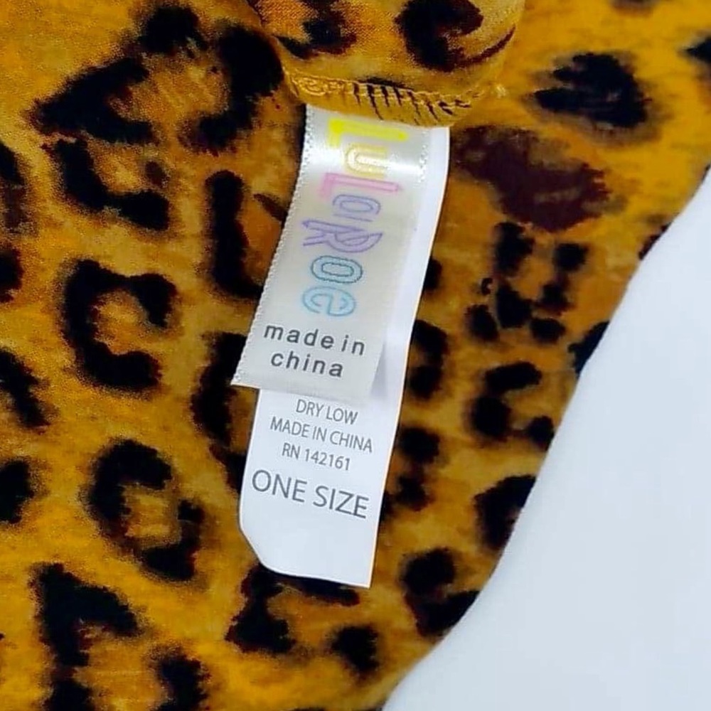LuLaRoe Cheetah OS Leggings VERY RARE UNICORN - Picture 3 of 3